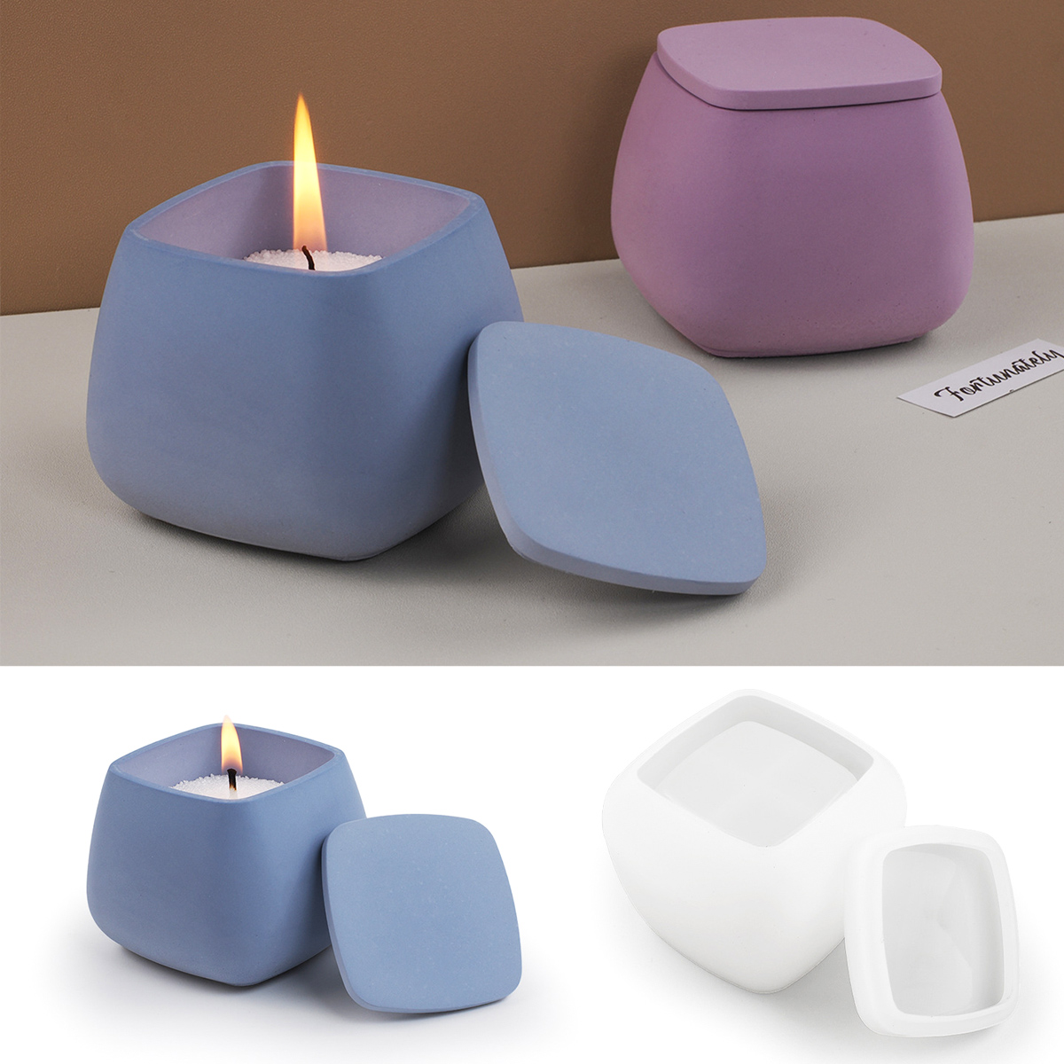 Molde de silicone para jarra d - Candle Supplies Jars avaliação e preço