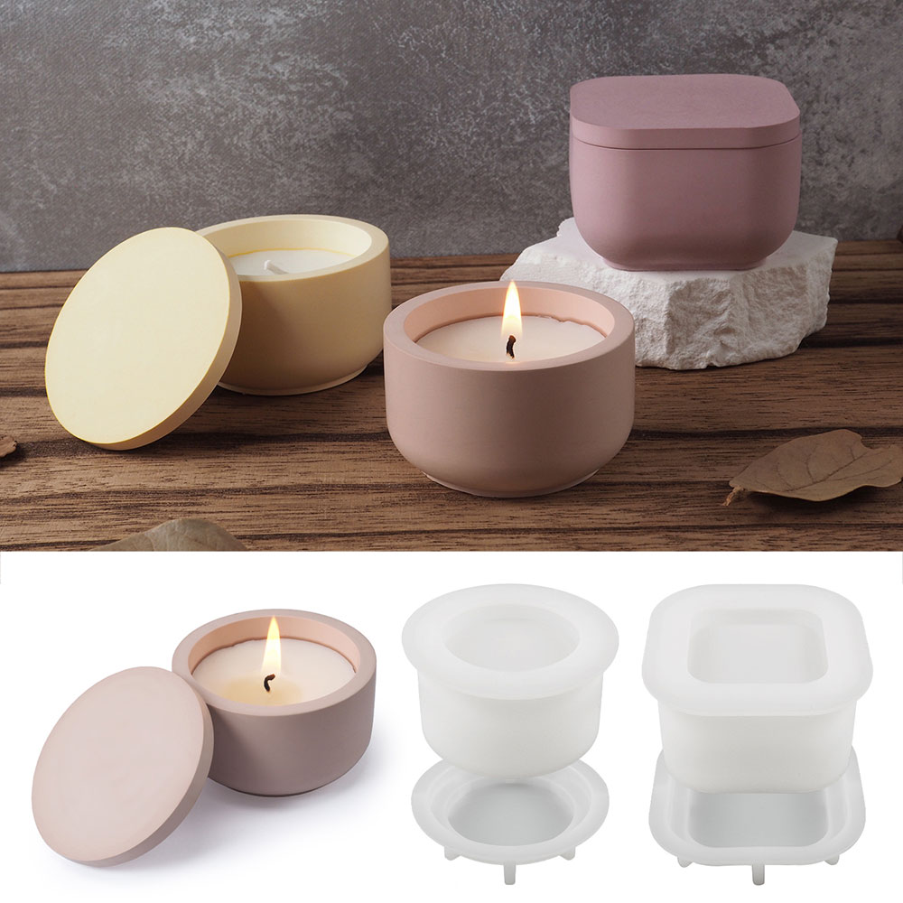 Caixa De Armazenamento Redonda - Candle Supplies Jars avaliação e preço