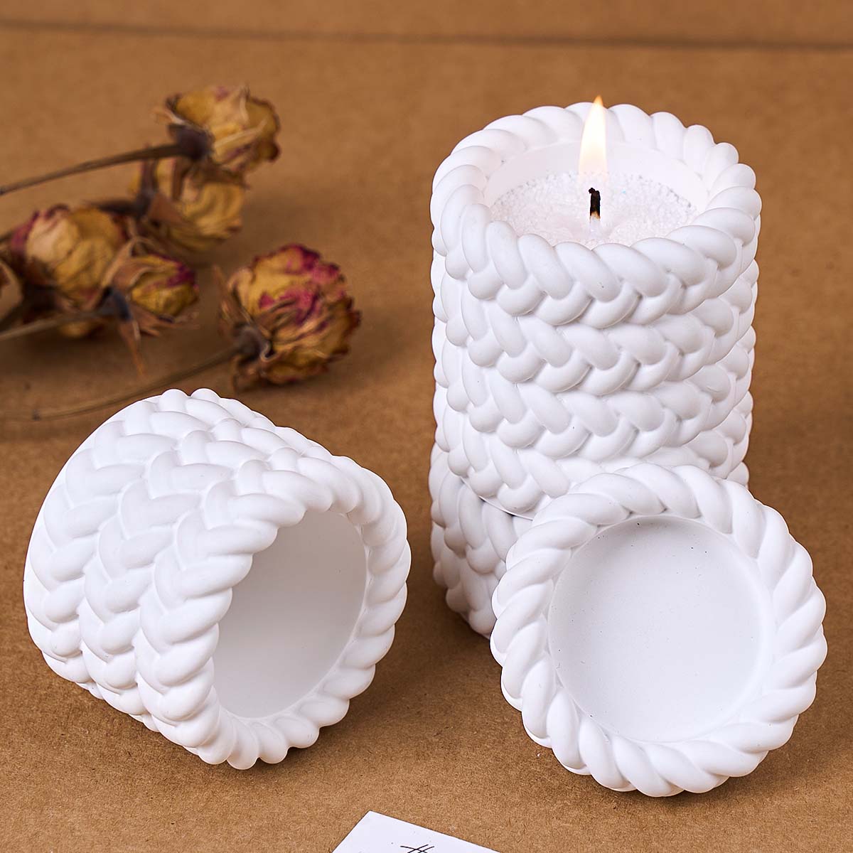 1/2/3/4 pisos corda de cânhamo - Candle Supplies Jars avaliação e preço