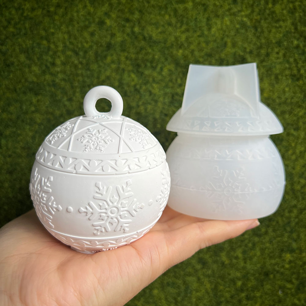 Natal bola redonda vela jar mo - Candle Supplies Jars avaliação e preço