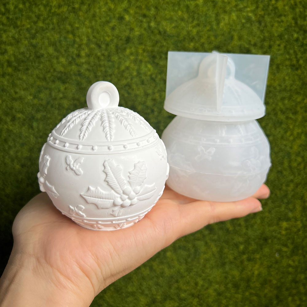 Natal bola redonda vela jar mo - Candle Supplies Jars avaliação e preço