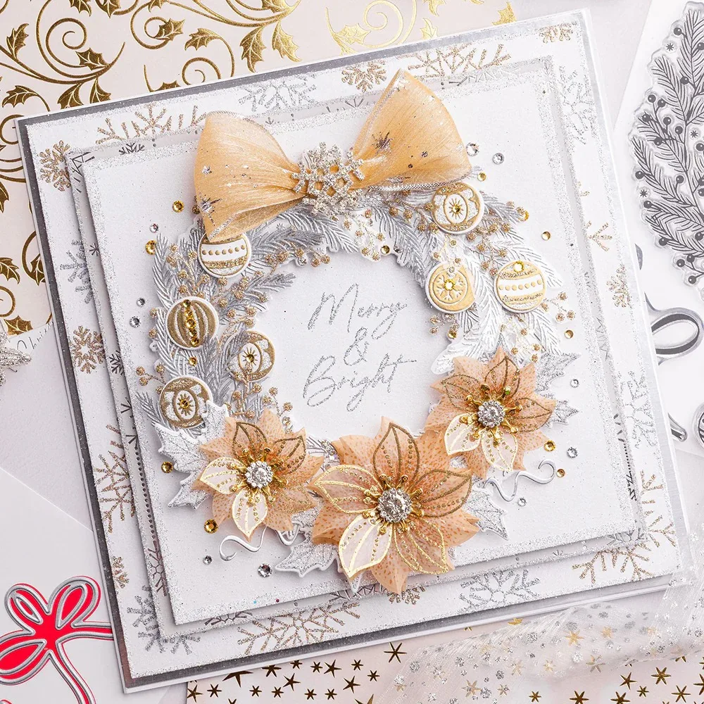 Guirlanda floral dourada de fe - Candle Sachet avaliação e preço