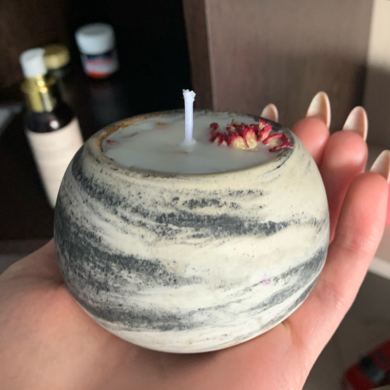 Rodada Vela Concreta Jar Silic - Candle Supplies Jars avaliação e preço